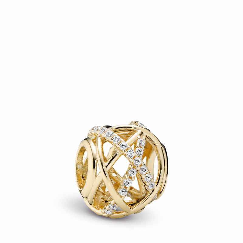 Pandora Galaxy Charm Clearance NZ, 14k Gold (846750-JEC)